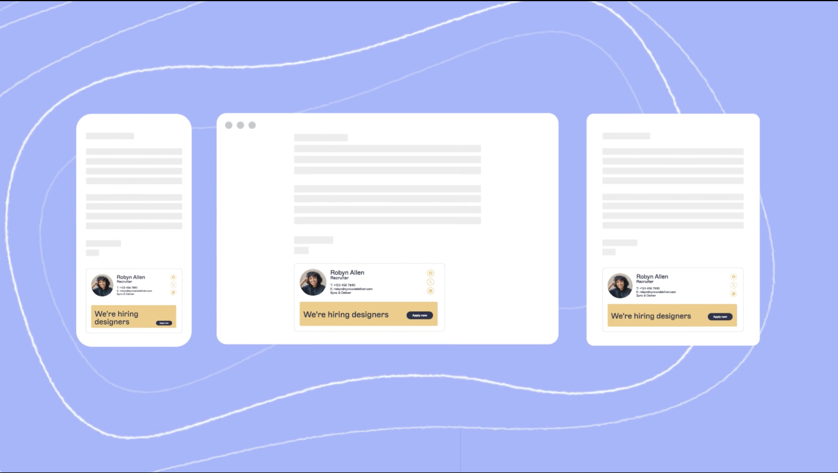 Exclaimer email signatures